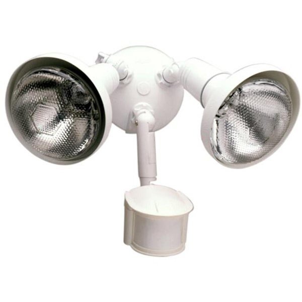 Cooper-regent White Motion Activated Flood Lights 120 Watt MS185RW, Cooper Lighting, Mfr#: MS185RW